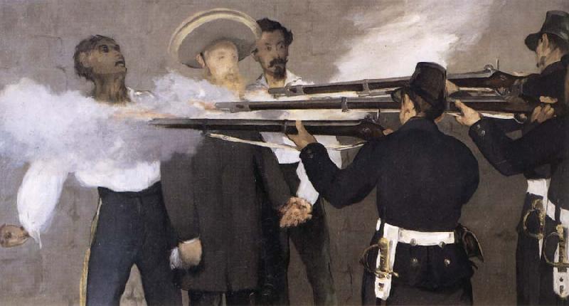 Edouard Manet Details of The Execution of Maximilian Germany oil painting art